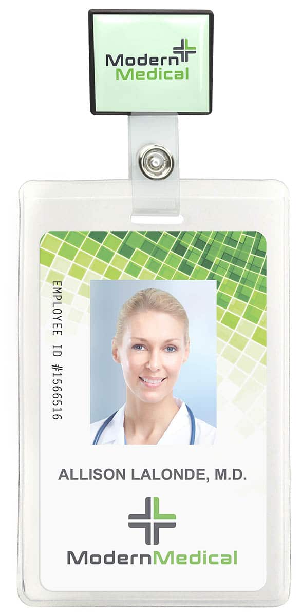 LogoClips The Perfect Healthcare ID Badge Solution