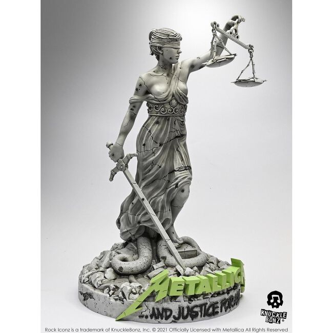 Metallica And Justice for All Collectible Lady Justice Knucklebonz