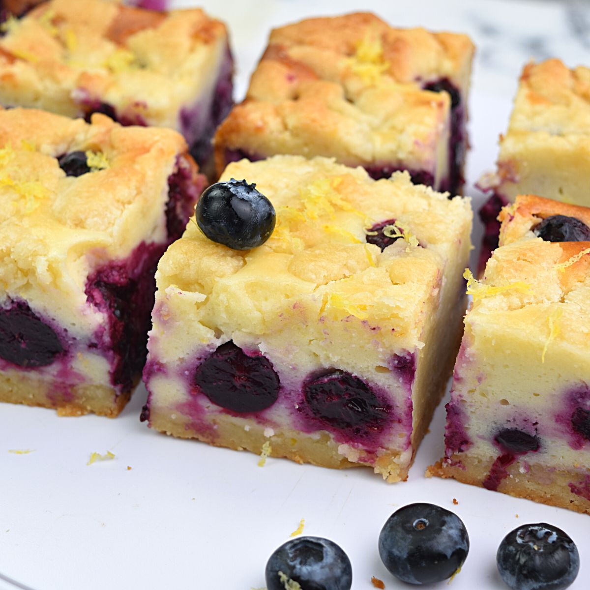 Easy Lemon Blueberry Bars Full Kitchen Recipes