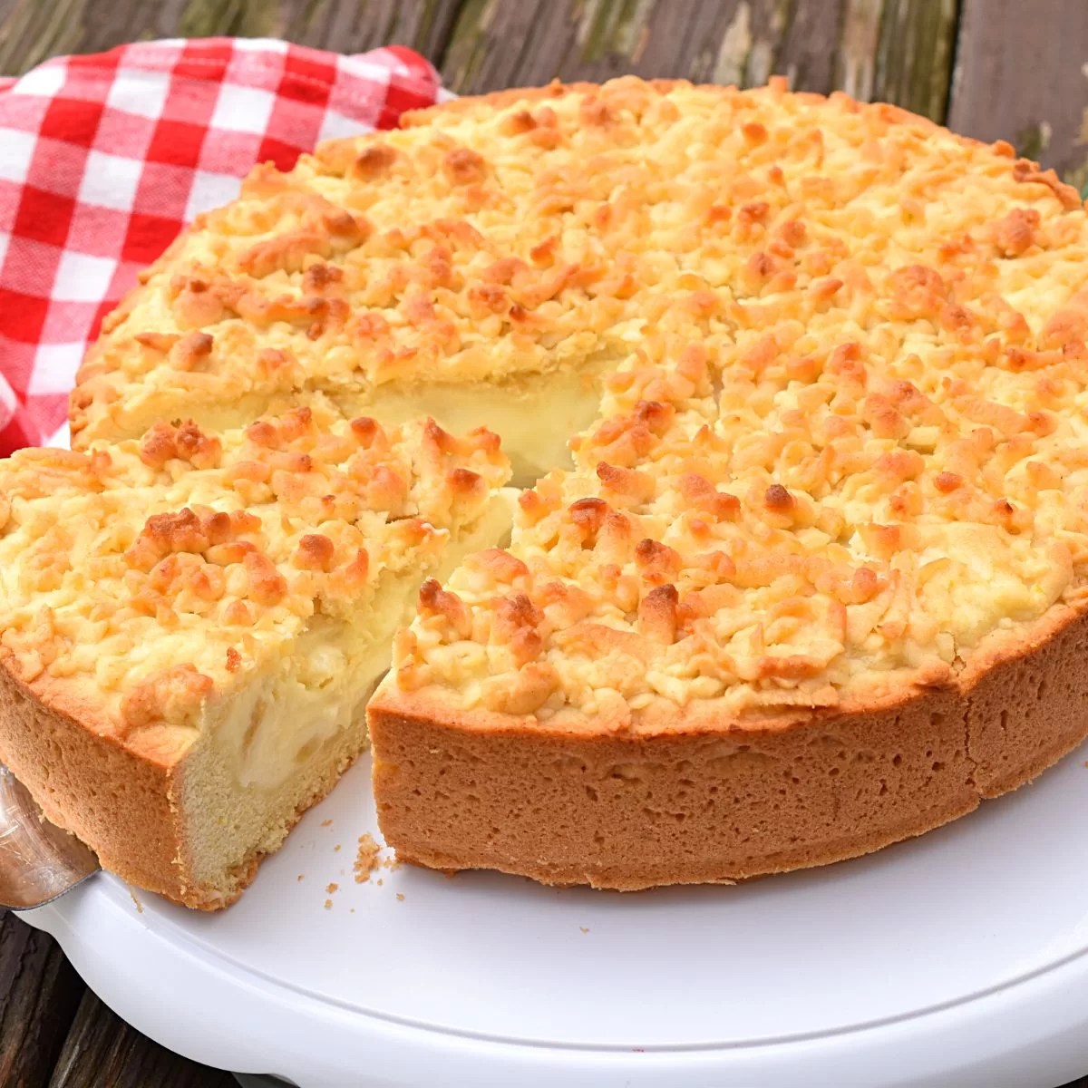 Apple Custard Cake Full Kitchen Recipes