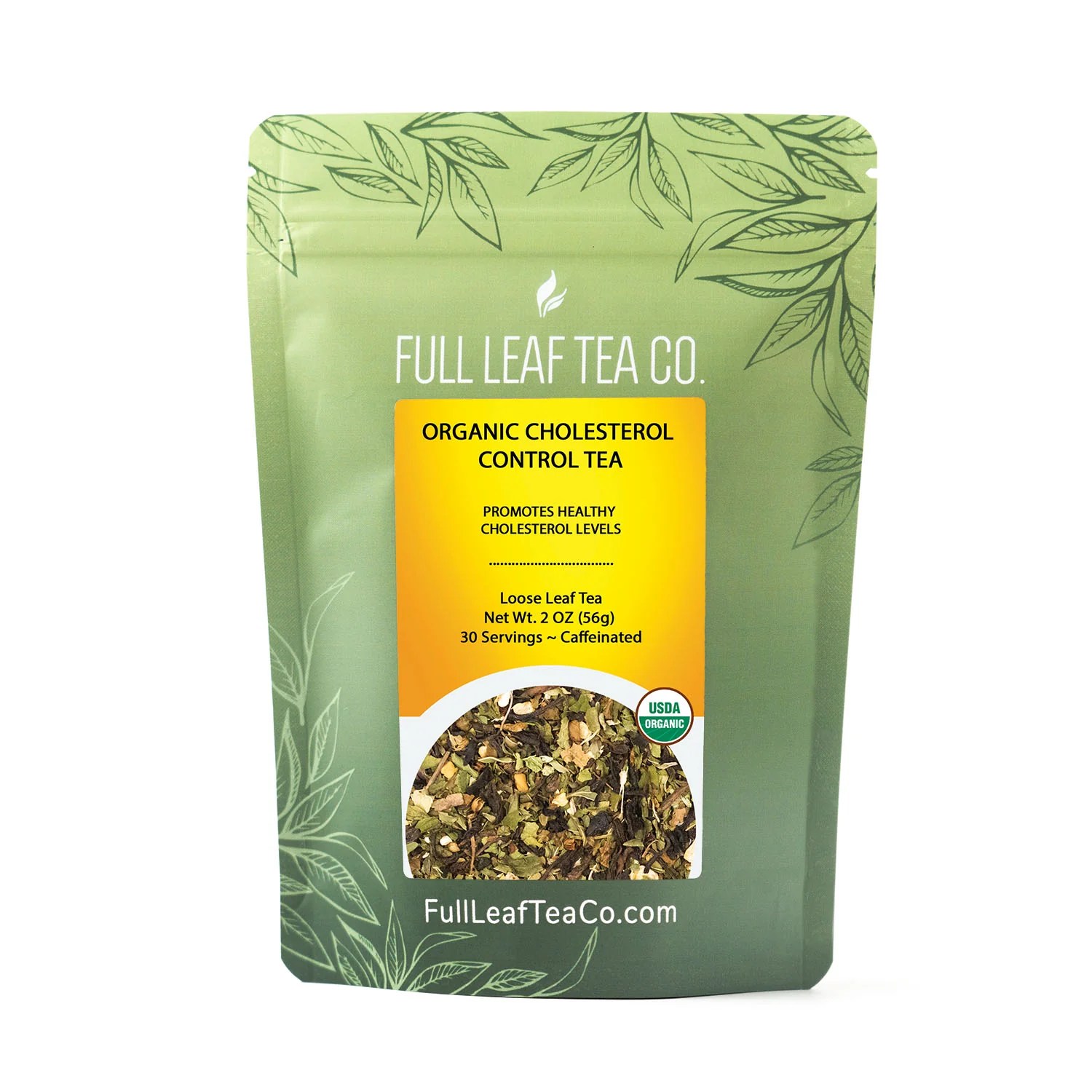 Organic Cholesterol Control Tea Full Leaf Tea Company