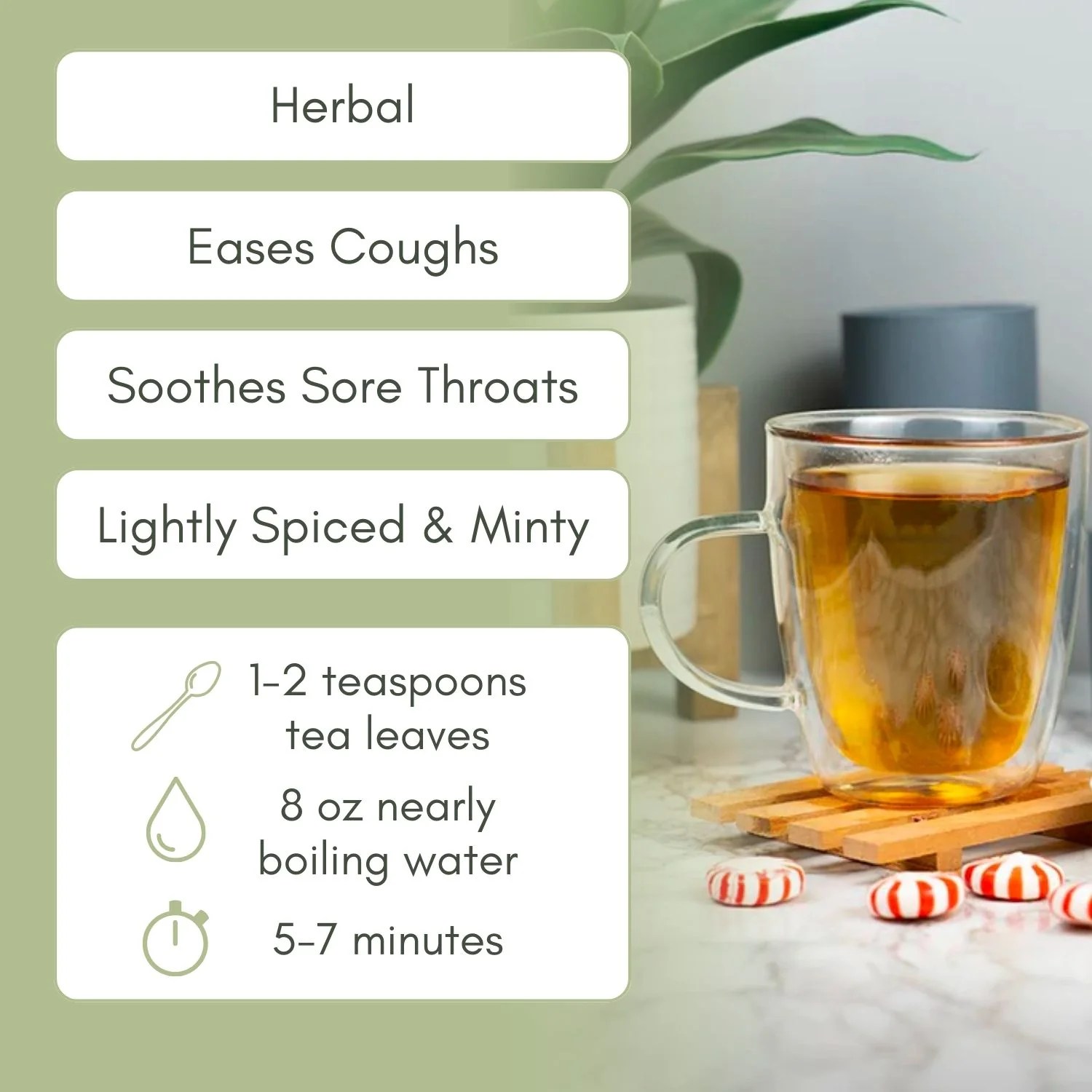Organic Cough Relief Tea Full Leaf Tea Company