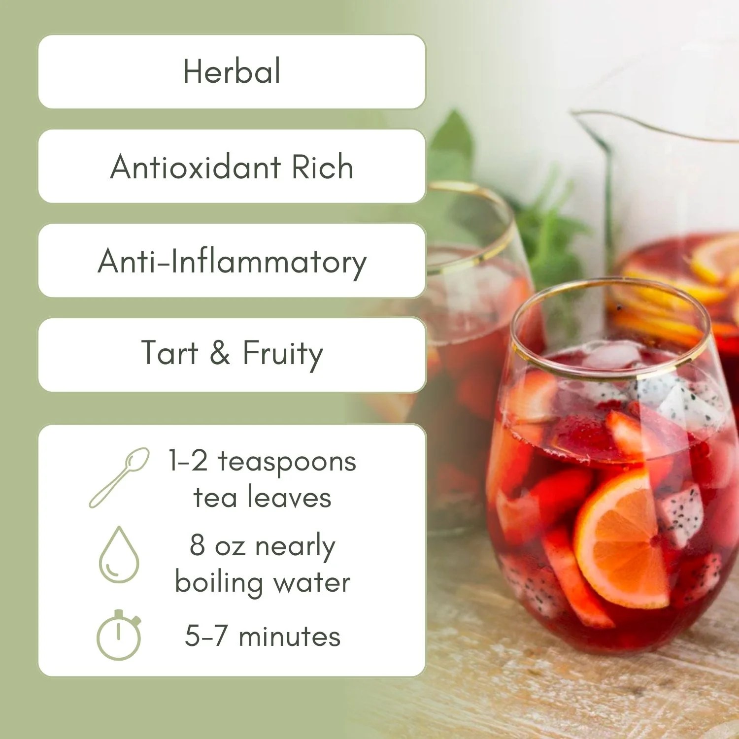 Organic Passion Tea Loose Leaf Herbal Tea Full Leaf Tea Company