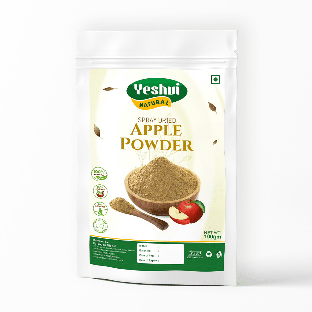 Best & Pure Spray Dried Apple Powder 100 gm, Fruit Spray Dried Powder