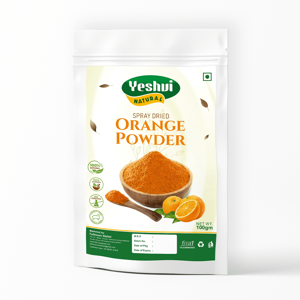 High Quality Spred Dried Orange Powder 100gm Fullmoon Global