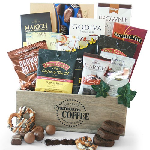 Chocolate & Coffee Chocolate Gift Basket More