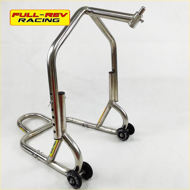 FULL REV RACING Pro FRONT Paddock Stand Stainless Steel for HONDA RS125