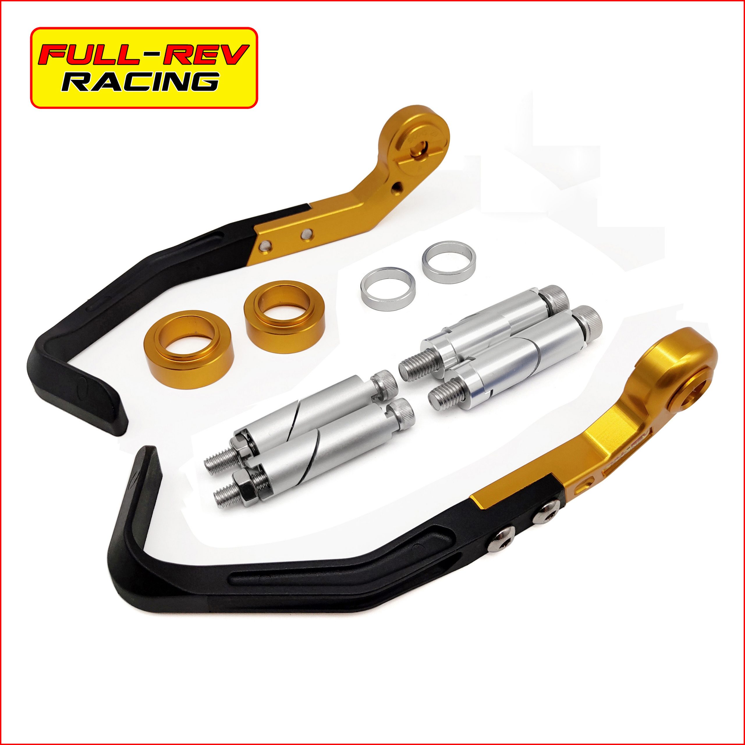 Motorcycle Brake Clutch Lever Protector Guard Handguard 22MM 7/8″ GOLD