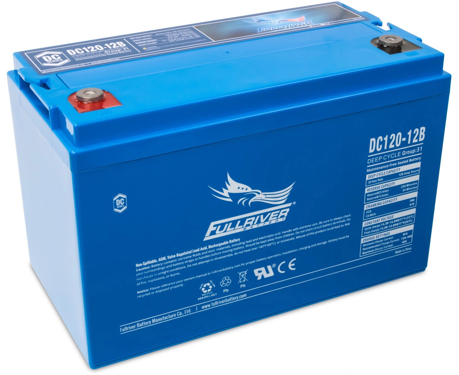 DC120-12B Battery from Fullriver Battery