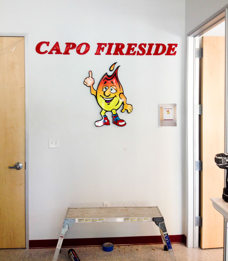 Capo Fireside Wall Full Sail Graphics