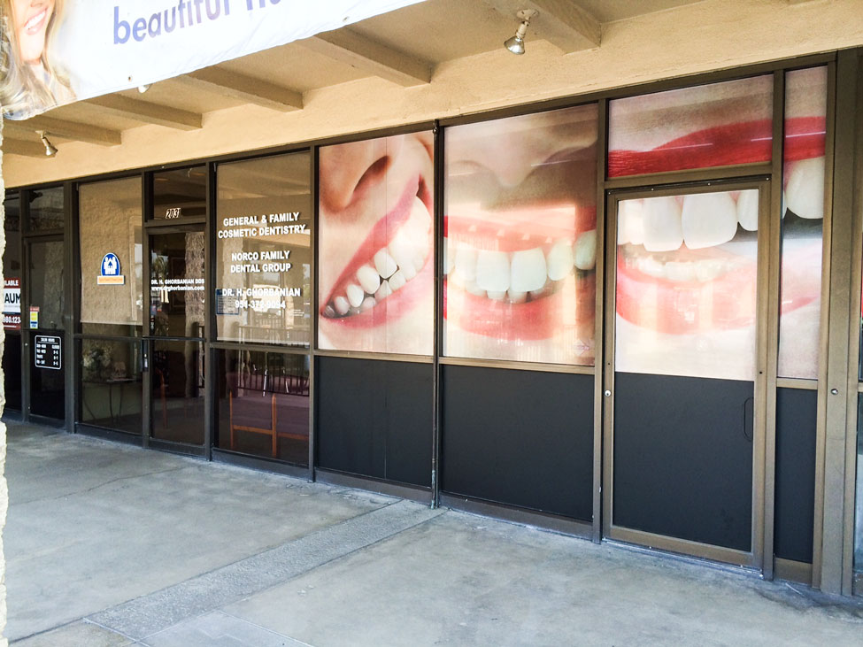 Dental Window Wrap Full Sail Graphics
