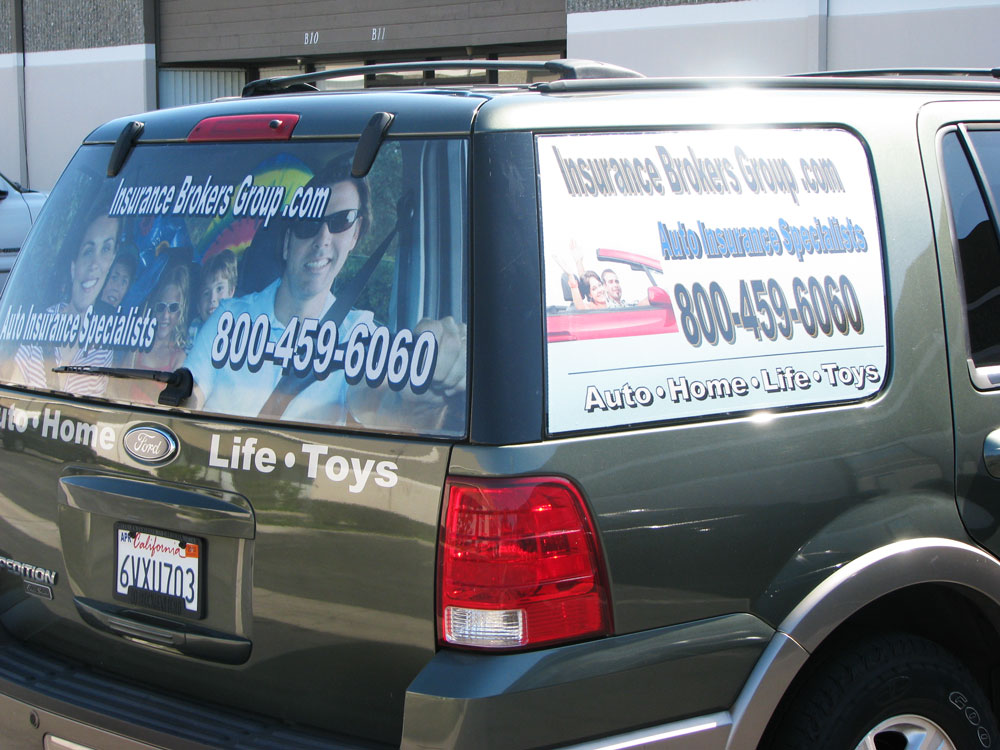 Insurance Brokers Group Car Wrap Full Sail Graphics