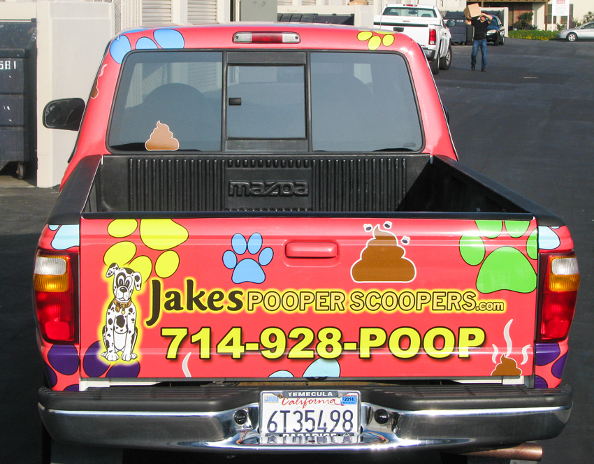 Jakes Pooper Scooper Side Full Sail Graphics