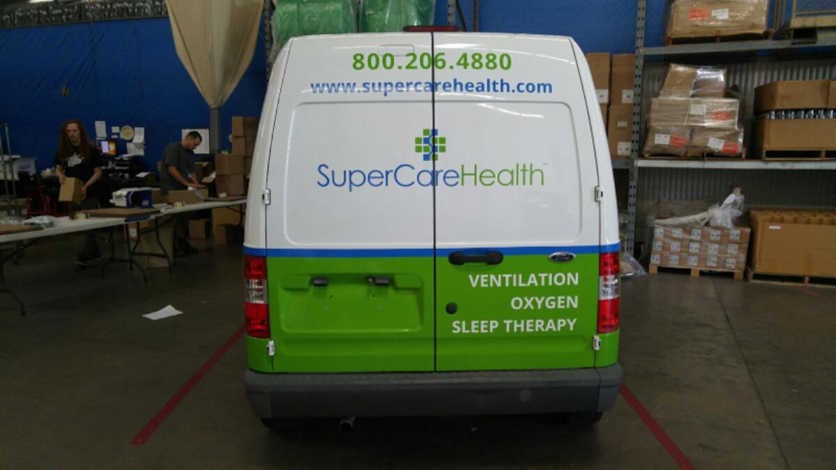 Super Care Health Fleet Full Sail Graphics
