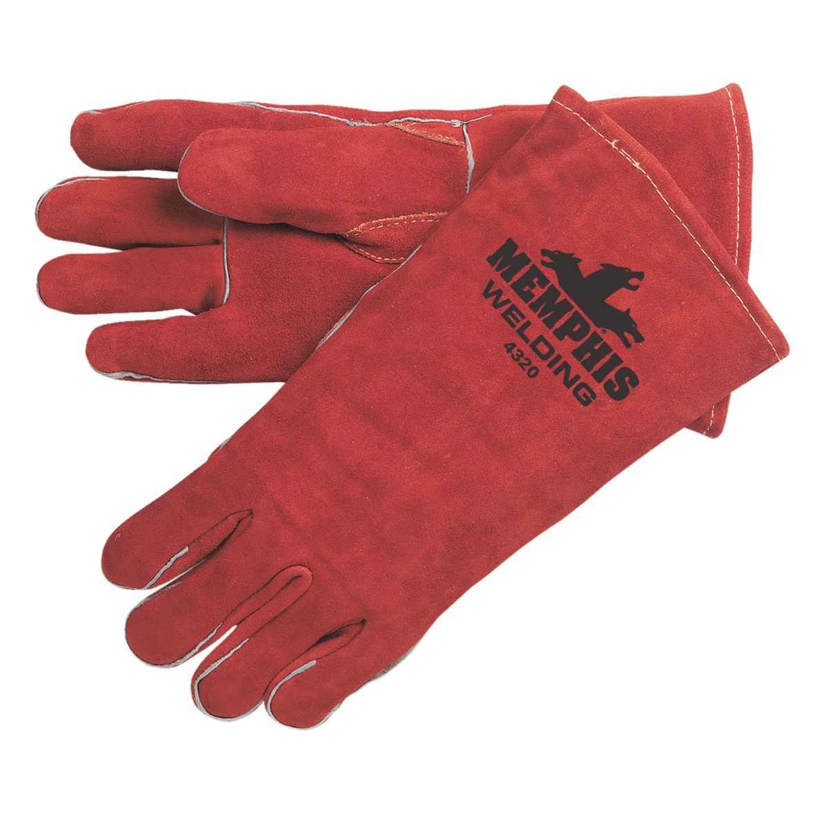 Memphis 4320 Russet Select Leather Welder Gloves Sewn with Kevlar