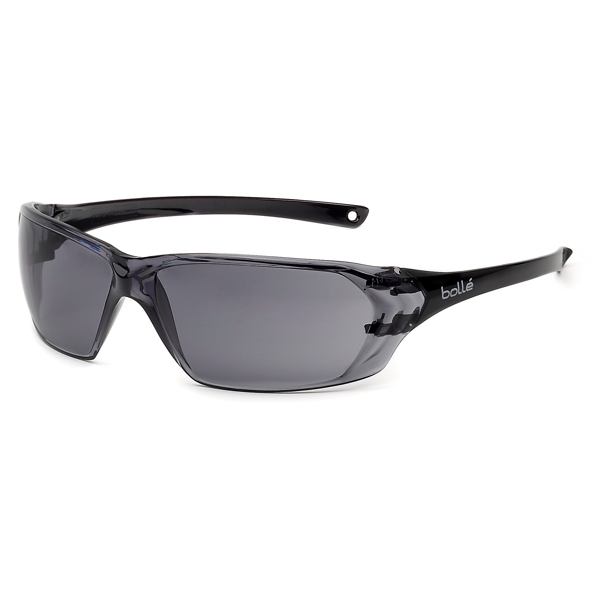 Bolle 40058 Prism Safety Glasses Black Temples Smoke AntiFog Lens
