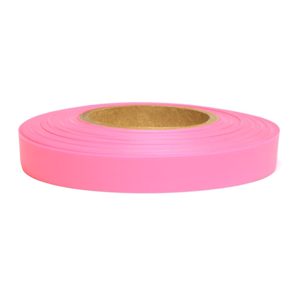 Presco NPG Nursery Roll Flagging Tape Pink Glo