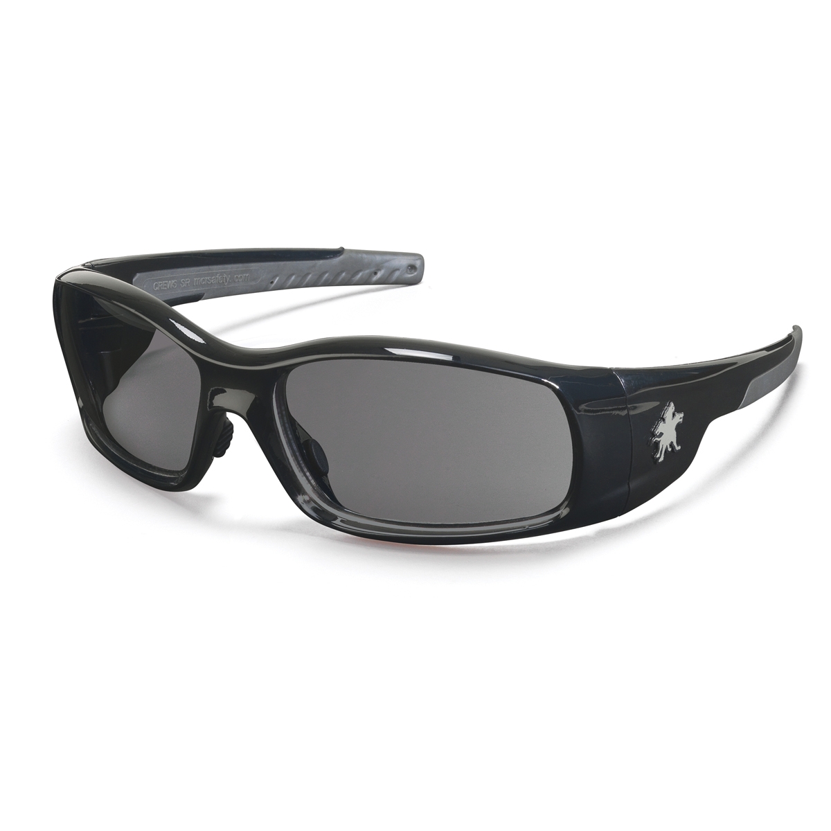 Crews Swagger Safety Glasses Black Frame Gray Polarized Lens