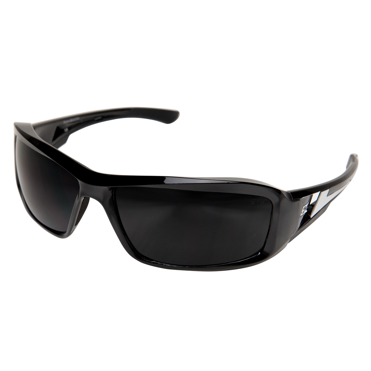 Edge XB116 Brazeau Safety Glasses Black Frame Smoke Lens