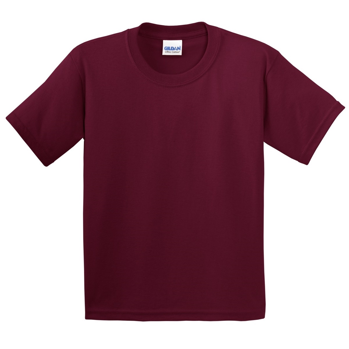 Gildan 2000B Youth Ultra Cotton 100 Cotton TShirt Maroon