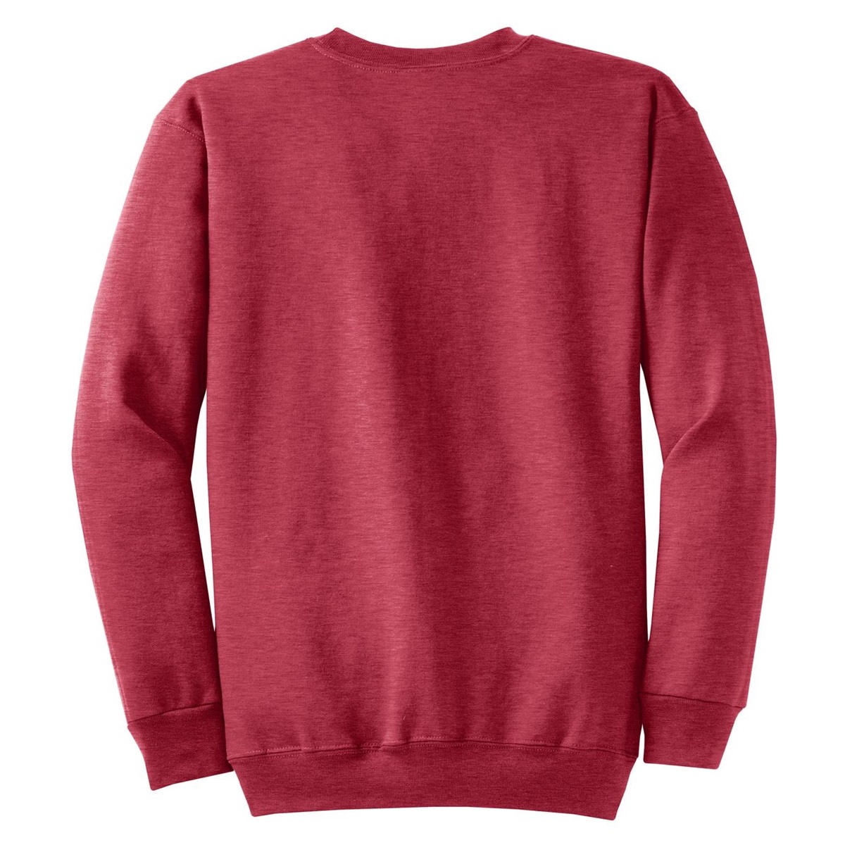 Port & Company PC78 Classic Crewneck Sweatshirt Heather Red