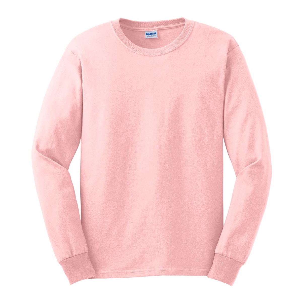 Gildan G2400 Ultra Cotton Long Sleeve TShirt Light Pink