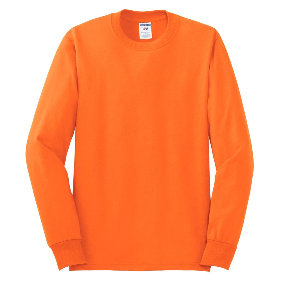 Jerzees 29LS Heavyweight Blend Long Sleeve TShirt Safety Orange