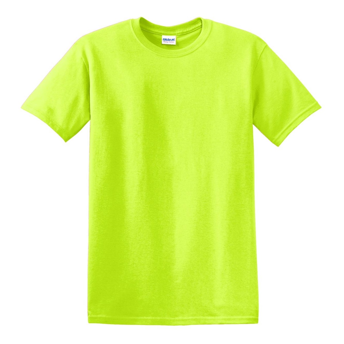 Gildan 5000 Heavy Cotton TShirt Safety Green