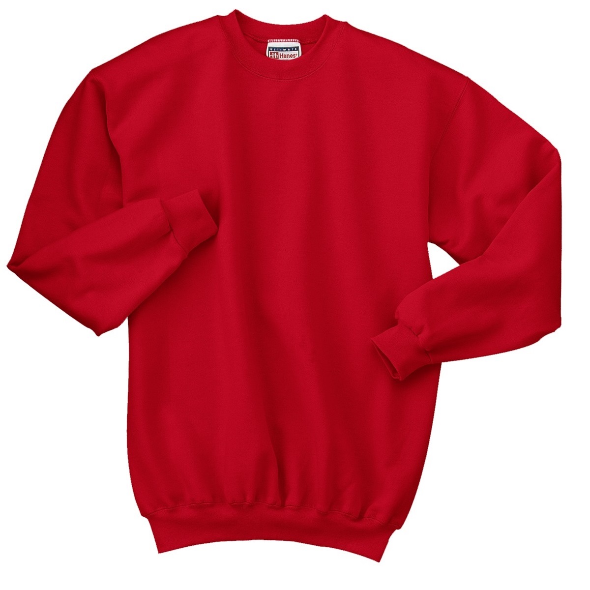 Hanes F260 Ultimate Cotton Crewneck Sweatshirt Deep Red