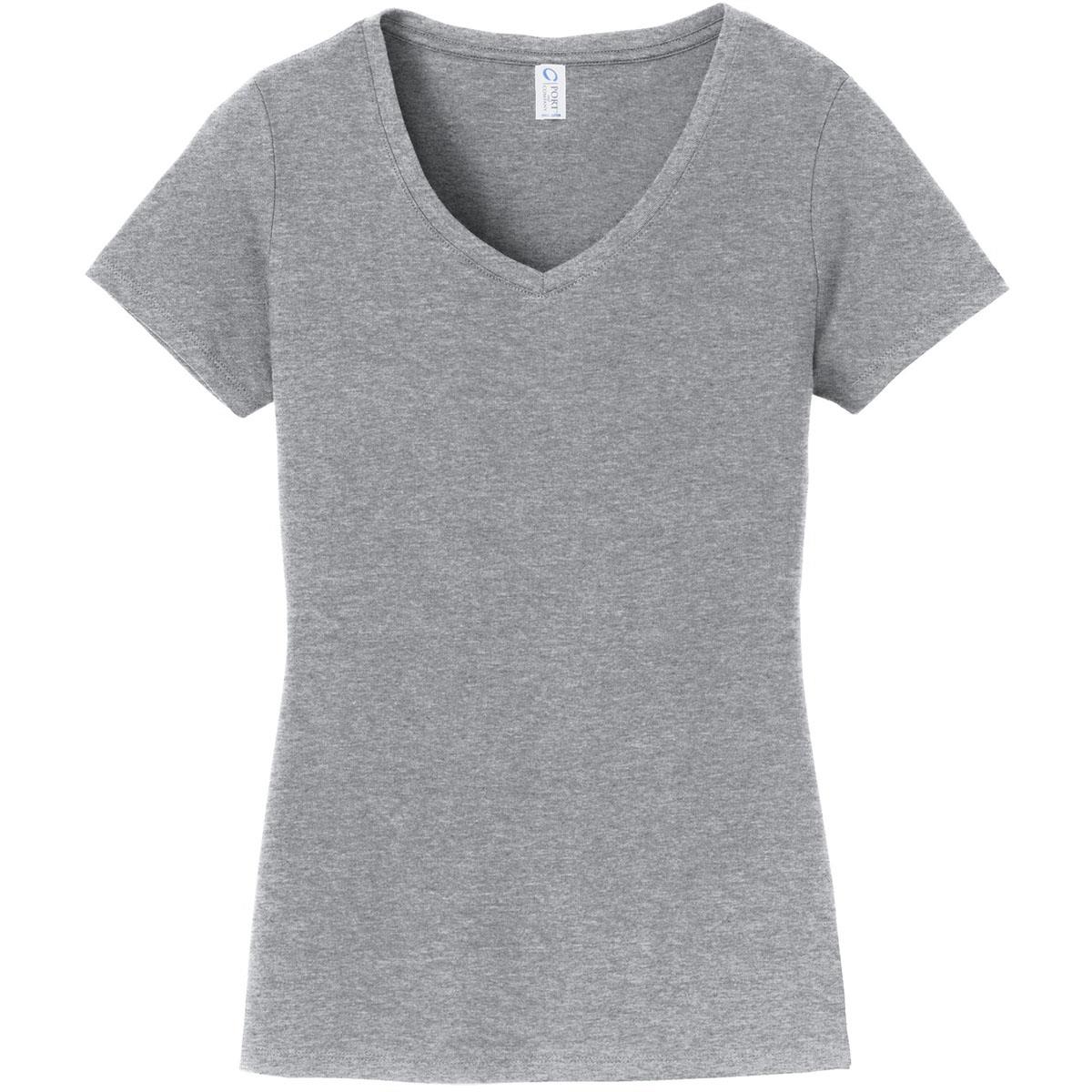 Port & Company LPC450V Ladies Fan Favorite VNeck Tee Athletic