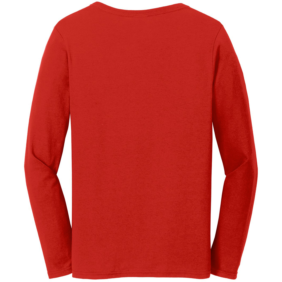 Gildan 5400L Ladies Heavy Cotton Long Sleeve TShirt Red