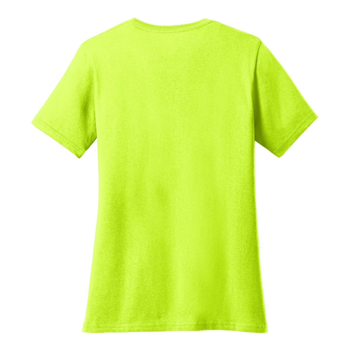 Port & Company LPC55 Ladies 50/50 Cotton/Poly TShirt Safety Green