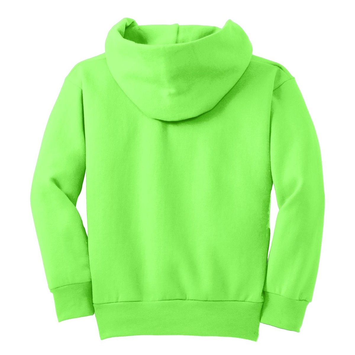 Port & Company PC90YH Youth Pullover Hooded Sweatshirt Neon Green