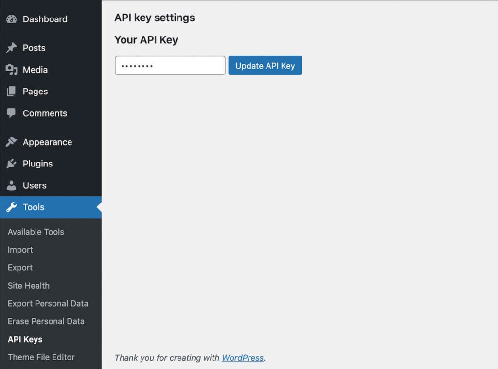 How to safely store API keys and access protected external APIs in