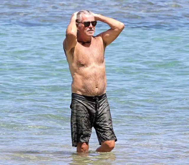 Pierce Brosnan, unrecognizable at 68 years old. Here's what the actor
