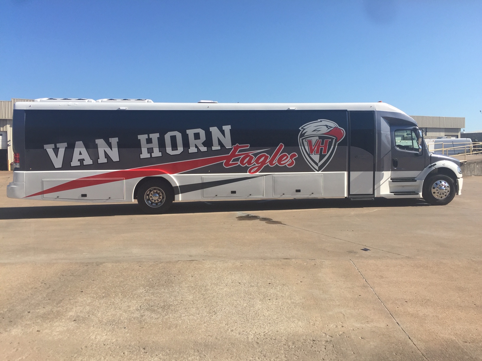 Van Horn Eagles Bus Full Tilt Wraps