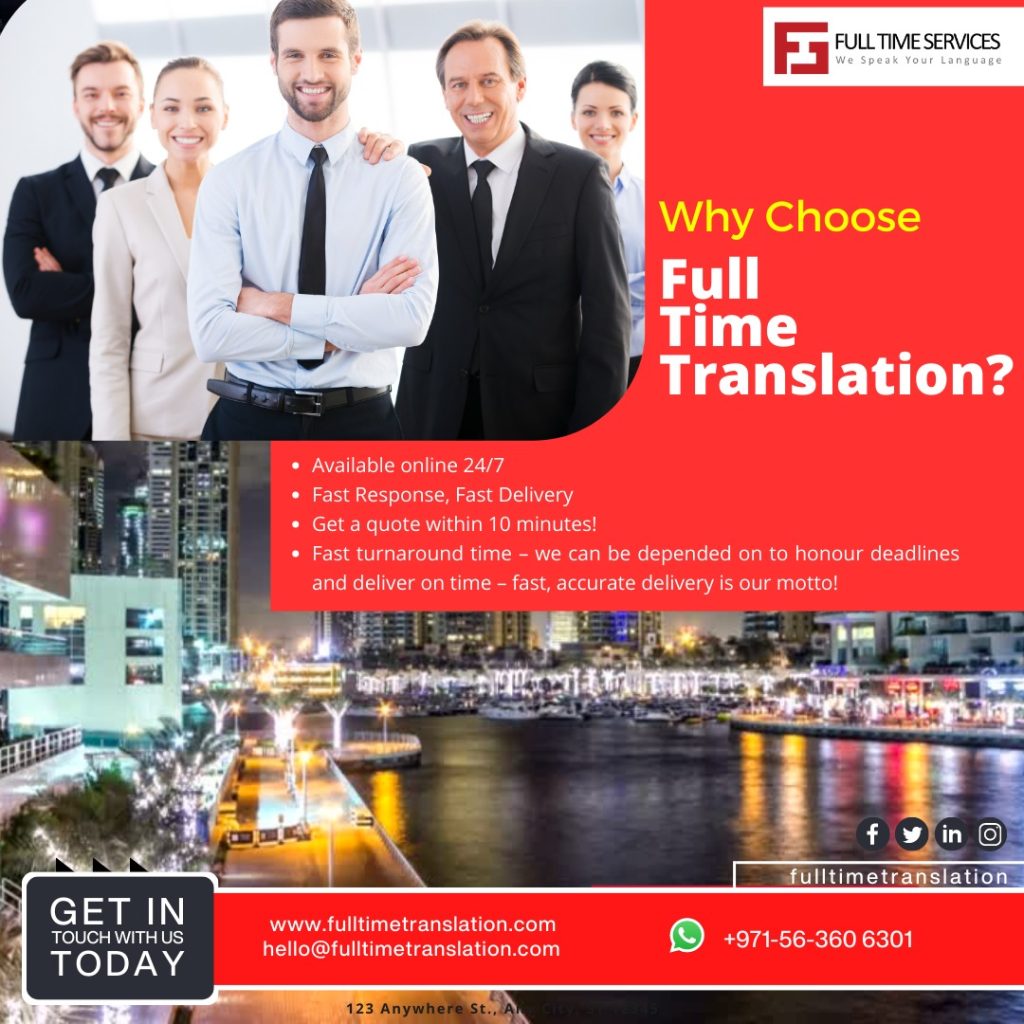 Best Translation Services in Dubai FTS Legal Translation Services in