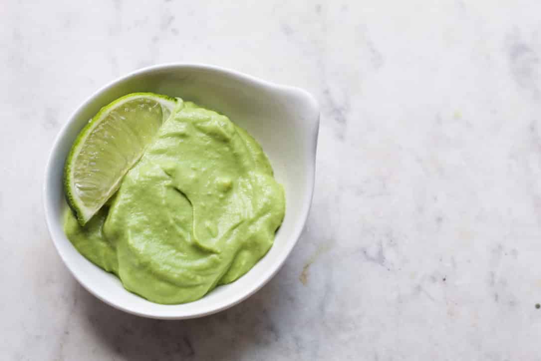Creamy Avocado Lime Sauce Fully Mediterranean