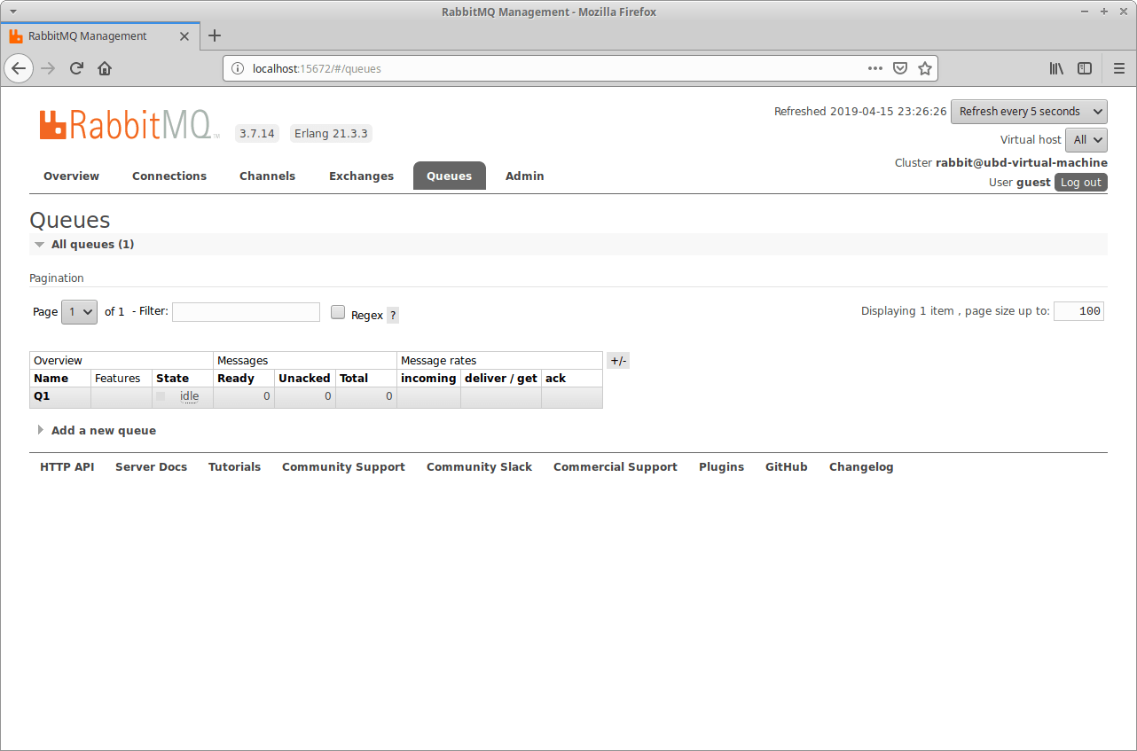 Basics of messaging with RabbitMQ Tutorials