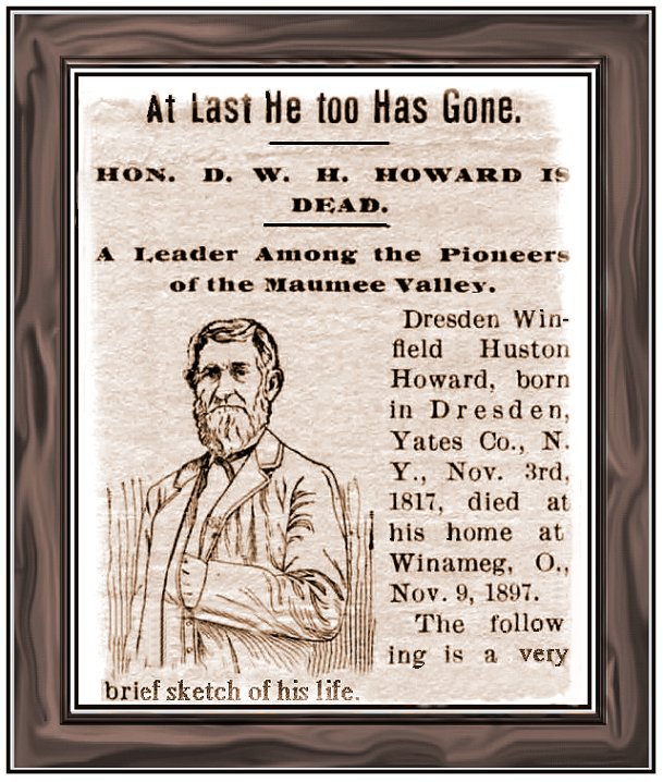 Colonel Dresden W. H. Howard Funeral Obituary Eulogy