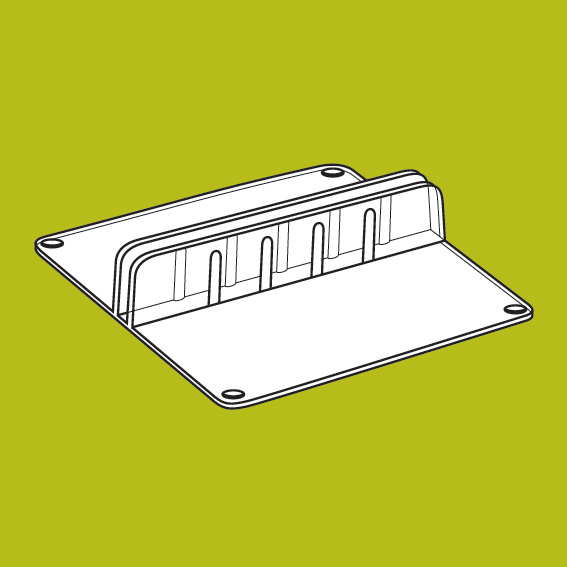 Table Top Card Holder Fulton Point of Sales Accessories