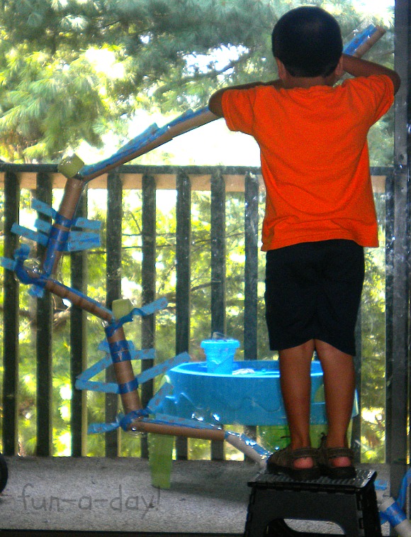 Homemade Marble Course {Using Recyclables} FunADay!