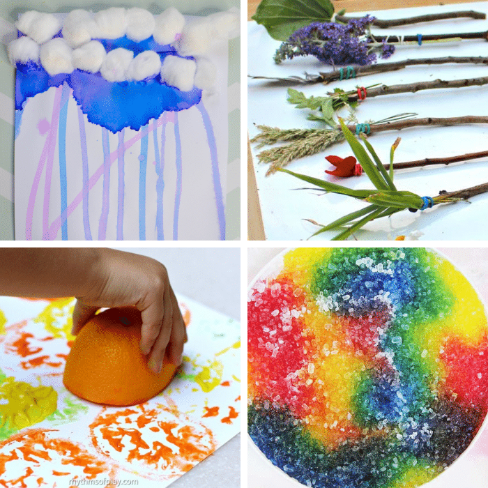 Spring Process Art Activities for Preschoolers FunADay!