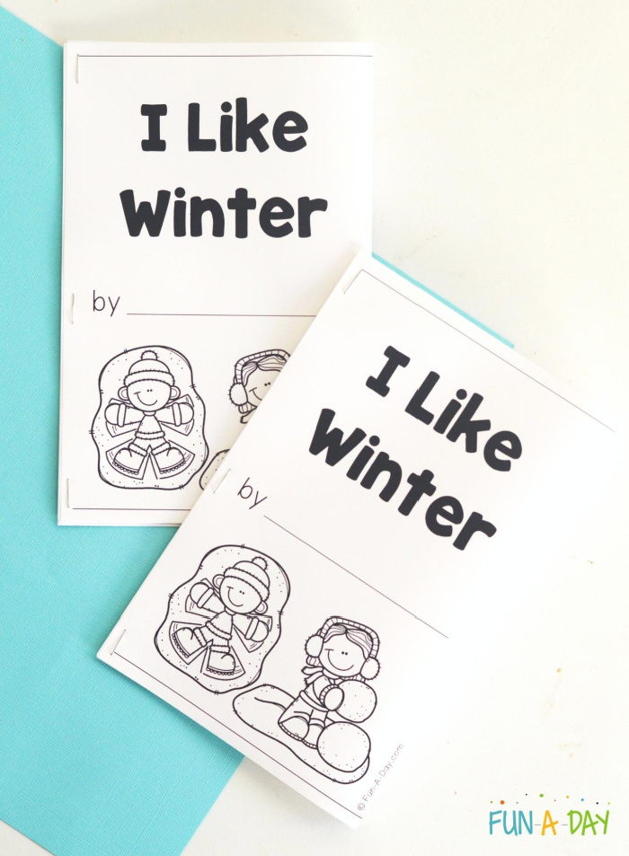 Free I Like Winter Printable Book FunADay!