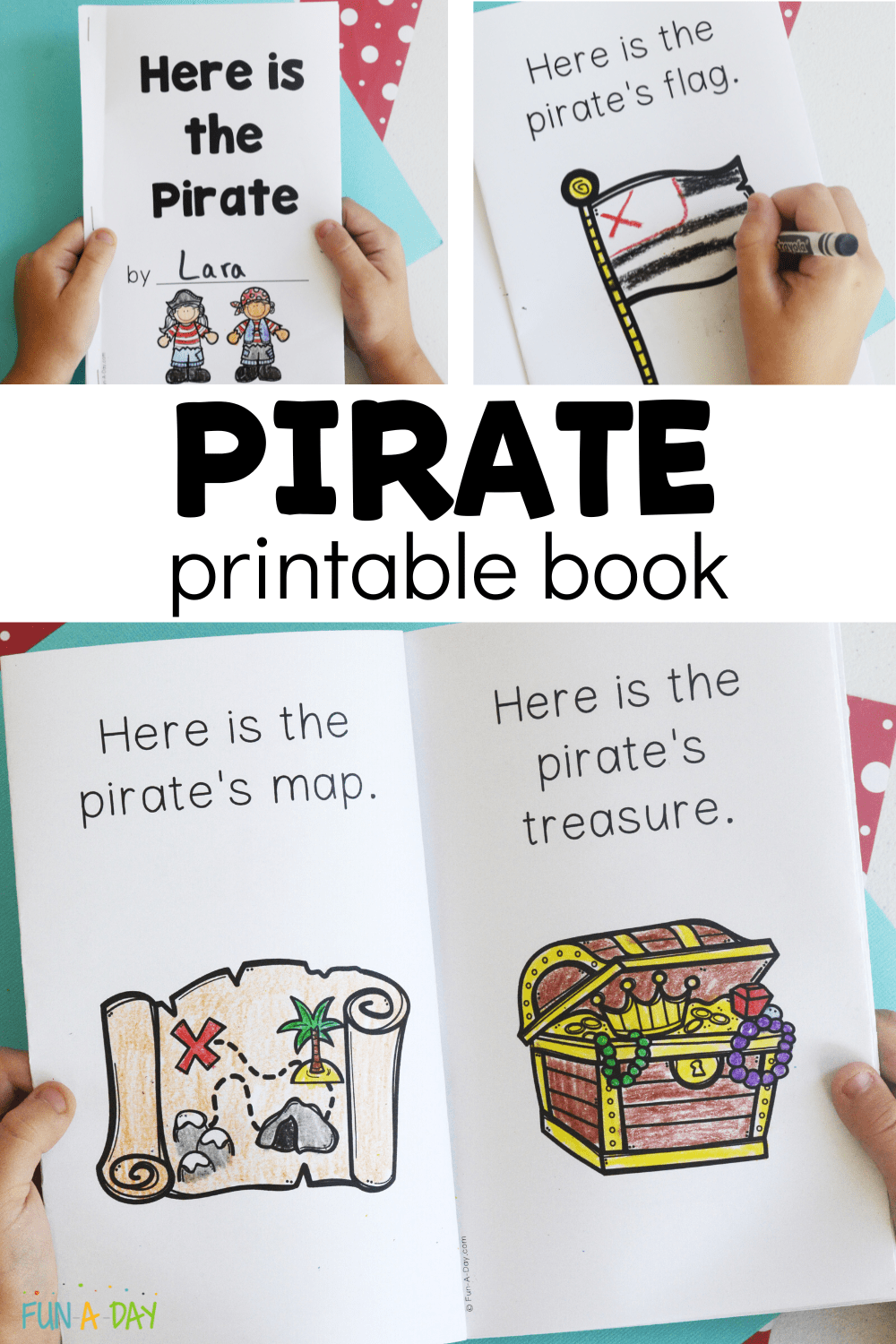 Free Pirate Printable Book for Kids - Fun-A-Day!