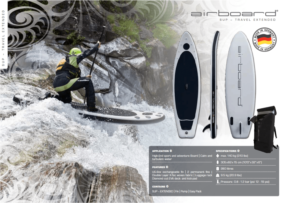 Stand up Paddleboard made in Europe FunCare AG