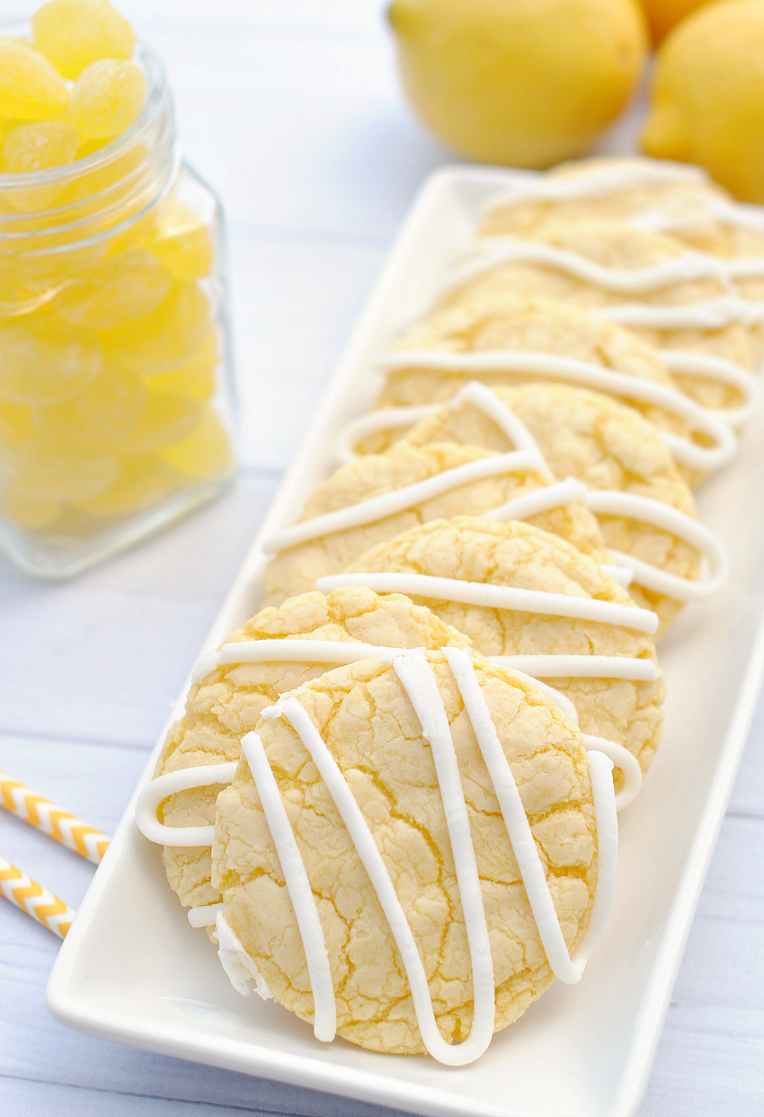 Easy Lemon Cookies Recipe FunSquared