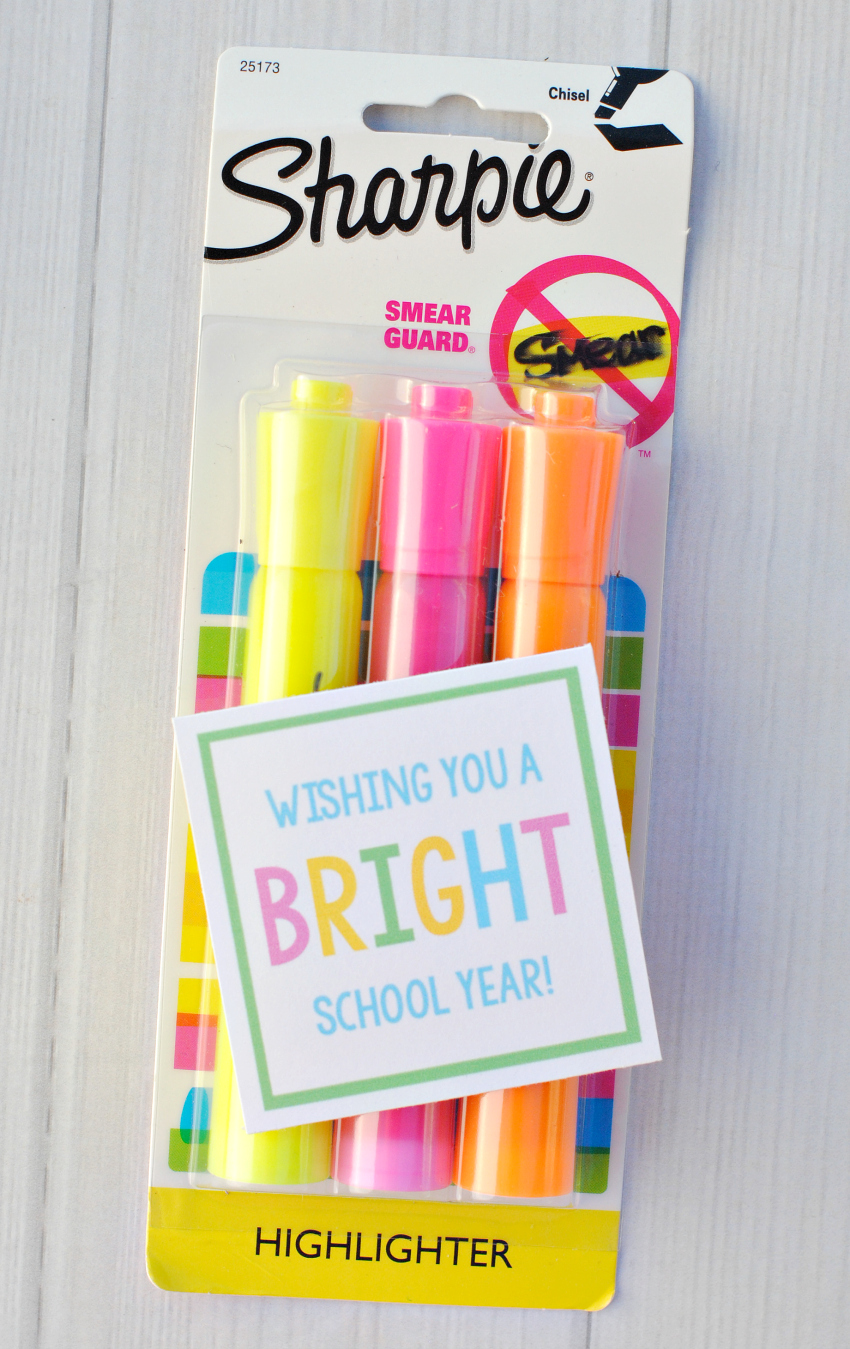 Back to School Teacher Gifts School Supply Gift Tags FunSquared