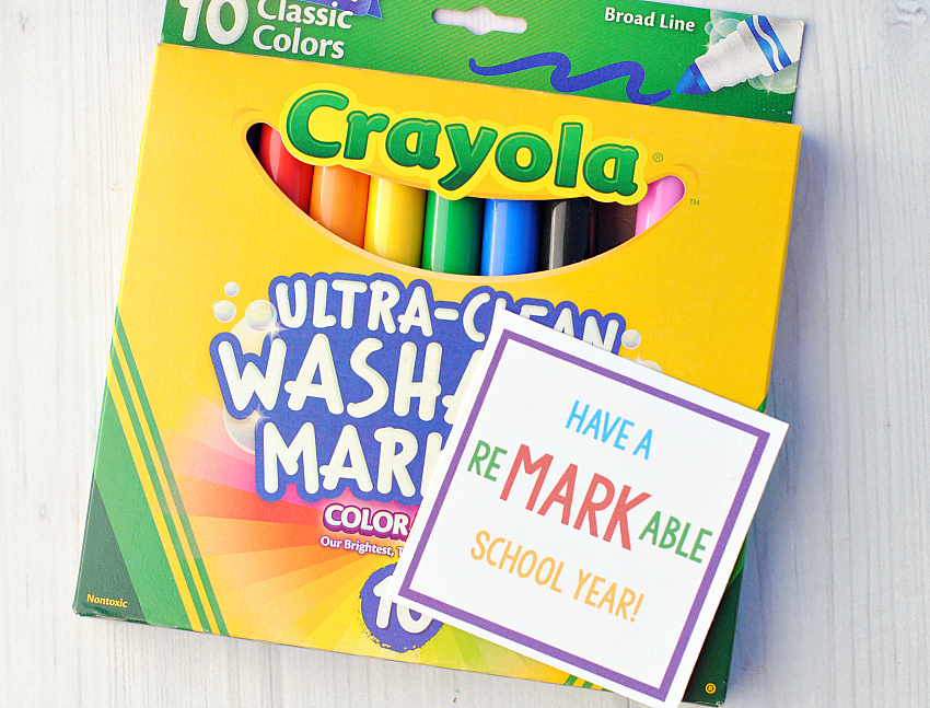 Back to School Teacher Gifts School Supply Gift Tags FunSquared