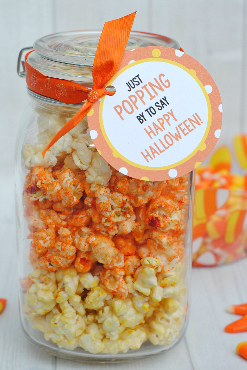 Candy Corn Popcorn & Gift Idea FunSquared